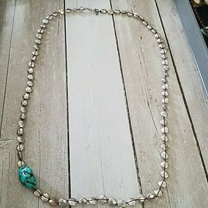 Lucky Brand Teal stone necklace